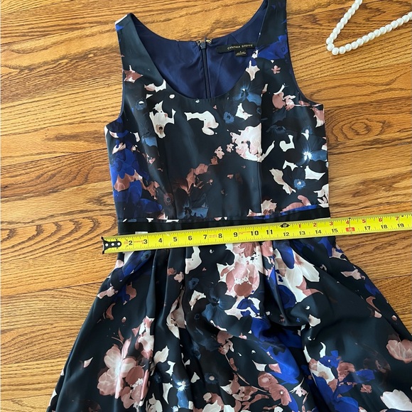 CYNTHIA STEFFE Floral Print Dress Cocktail Fit & Flare NWOT - Picture 7 of 8